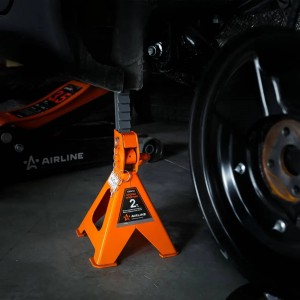 Стойка опорная 2т PRO с зубч. мех., доп.фиксатор, 2 шт. (MIN-282 мм, MAX-430 мм) AJSGP02 AIRLINE