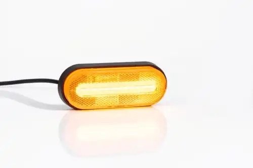 фонарь габаритный! жёлтого цвета, LED 126х51 с проводом 0.5м\ FT070ZLED FRISTOM