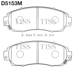 Замена на D5153MH Колодки тормозные дисковые пер. Honda CR-V III 2.0i-VTEC,2.2i- D5153M MK KASHIYAMA