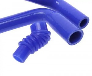 Шланг ГАЗ дв.ЗМЗ-409 РХХ комплект 3шт. синий силикон MEGAPOWER 130-17-048 MEGA POWER