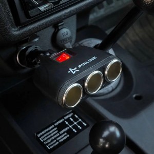 Прикуриватель-разветвитель на 3 гнезда (трансформер) ASP-3T-09 ASP-3T-09 AIRLINE