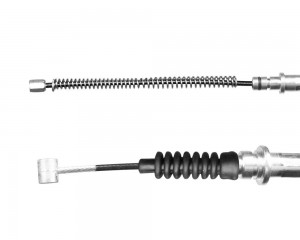 трос тормоза стояночного! задний левый\ Kia Cerato 03>/Shuma 01> /Spectra 03> MT5527 MARSHALL