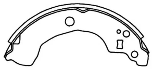 Колодки барабанные NISSAN ALMERA N16 00-/PRIMERA P11 96-02 BS22247 BS22247 SB NAGAMOCHI