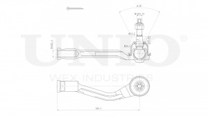 Наконечник рулевой левый SSP-10183 UNIO