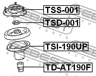 Опора переднего амортизатора TSS-001 FEBEST