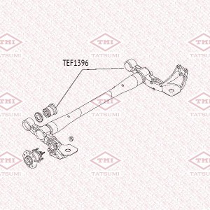 Сайлентблок задней балки OPEL Astra 04- TEF1396 TEF1396 TATSUMI