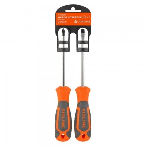Набор отвёрток 2 пр. (SL5x100mm, PH1x100m) пласт.подвес (ATAU009) ATAU009 AIRLINE