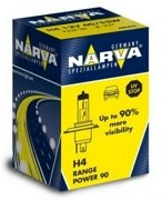 Лампа 12V H4 60/55W P43t-38 +90% Range Power NARVA 480033000 NARVA