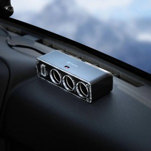 Прикуриватель-разветвитель на 3 гнезда + USB ASP-3U-07 ASP-3U-07 AIRLINE