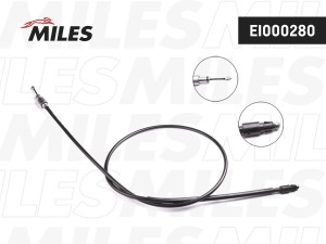 Трос стояночного тормоза (1750мм) VW TOUAREG -10 EI000280 EI000280 MILES