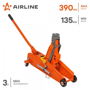 Домкрат подкатной 3т в сумке (MIN - 135мм/MAX - 390мм)  AJ-3F-390P AJ-3F-390P AIRLINE