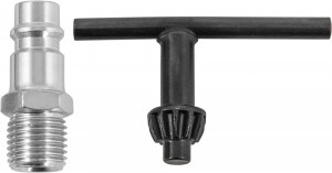 дрель пневматическая угловая! 15000 об/мин., патрон 1-10мм\ AAD1500 THORVIK