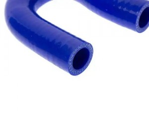 Патрубок ГАЗ-3302 ЕВРО-3 отопителя синий силикон MEGAPOWER 81012003 MEGA POWER