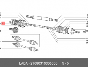 КOЛЬЦO ЗAЩИTHOE BHУT 21080-3103060-00 21080-3103060-00 LADA VAZ