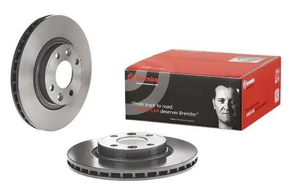 Диск тормозной RENAULT Clio (12-),Logan (12-),Sandero (12-) передний (1шт.) BREM 09.C285.11 BREMBO