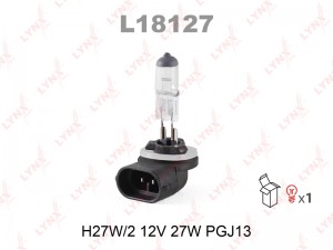H27W/2 12V-27W / PGJ13 ЦОКОЛЬ УГЛОВОЙ PGJ13 / галоген USA L18127 LYNXAUTO
