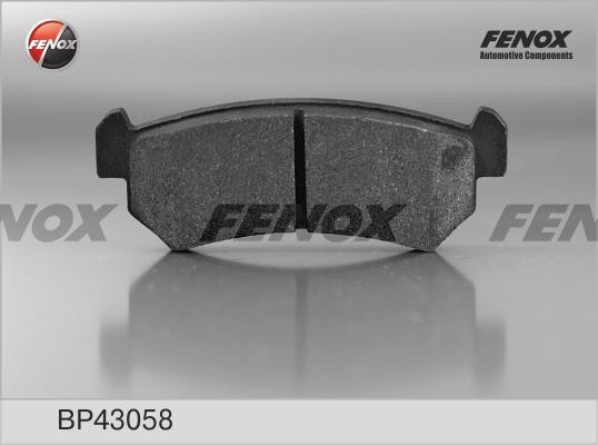 Колодки тормозные дисковые задние BP43058 FENOX