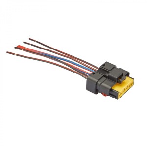 Разъем к ДМРВ Siemens (20.3855-10) для ГАЗ с двиг.405, с проводами (211PC069SO-0 LECAR010490703 LECAR