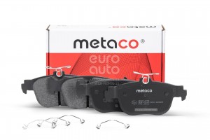 Колодки тормозные задние дисковые к-кт 3010278 3010278 METACO