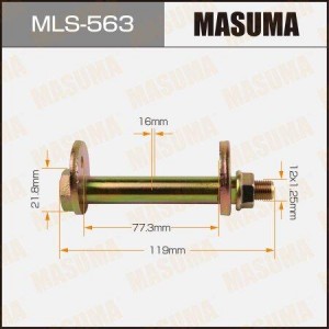 Болт MITSUBISHI сход-развальный комплект с гайкой и шайбой MASUMA MLS-563 MASUMA