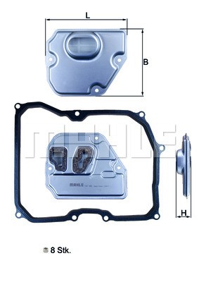 Фильтр гидравлический HX169KIT HX169KIT MAHLE KNECHT
