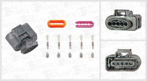 Разъем VW AUDI SEAT SKODA HYUNDAI KIA электрический (5-ти контактный) TE PARTS 7745074 TE PARTS
