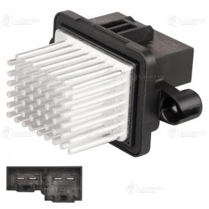 резистор вентилятора печки!\ Volvo FH, RVI T-series 12> LFR 1003 LUZAR