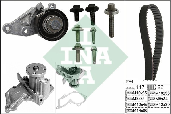 FORD FIESTA (1995-2001) 530 0140 30 INA