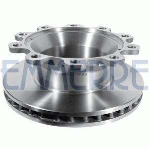 Диск тормозной D-430mm,H-160mm,10 шпилек, вентилируемый КамАЗ-5490 960356 EMMERRE