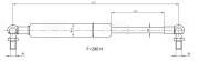 Упор газовый (амортизатор) Toyota Land Cruiser 200 (08-) (капота) (GS 1906) GS1906 TRIALLI