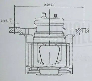 Суппорт тормозной передний левый CF 052105 TRIALLI