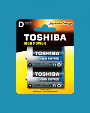 LR20GCPBP2 Батарейка 2шт) D20 LR20 BP 2 LR20GCPBP2 TOSHIBA