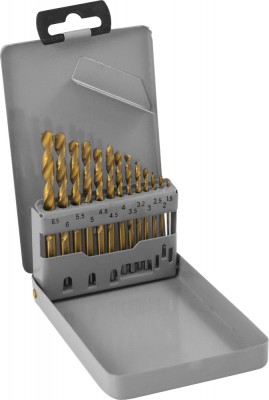 Набор сверл по металлу 1.5-6.5мм HSS (13шт.) THORVIK TDBS13 THORVIK