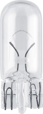 Лампа 12V W5W T10W W2.1x9.5d блистер (2шт.) Long Life Eco Vision PHILIPS 12961LLECOB2 PHILIPS