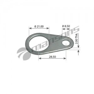 Фиксатор SAF ролика тормозной колодки (32х19х60)(петля) MANSONS WA88 MANSONS