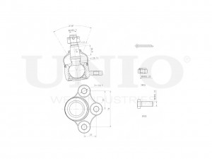 Опора шаровая передняя верхняя SSP-20032 UNIO