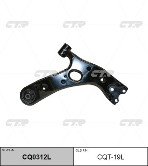 Рычаг подвески TOYOTA Auris 2006 ~ 2012 / Avensis 2008 ~ / Corolla 2006 ~ / Scio CQ0312L CTR