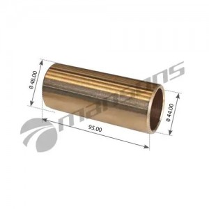 Втулка MAN серьги рессоры задней металлическая (бронза) (44х47х95мм) MANSONS M954844 MANSONS