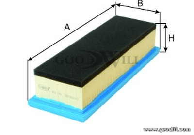 Фильтр воздушный AG801 AG 801 GOODWILL
