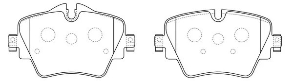 Колодки тормозные передние BMW X1 F48/ 2 F45/46 BP32007 BP32007 SB NAGAMOCHI