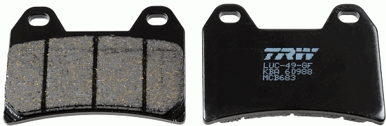Колодки дисковые MCB683 MCB683 TRW LUCAS
