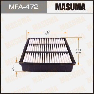 фильтр воздушный!\ Mitsubishi Colt 1.3-1.8 92-96/Lancer 1.6 16V 92> MFA-472 MASUMA