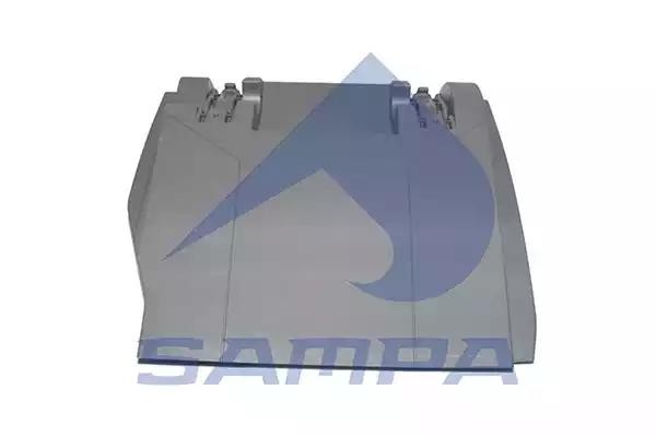 Крыло заднее часть передняя черный пластик MB ACTROS 1810 0338 SAMPA