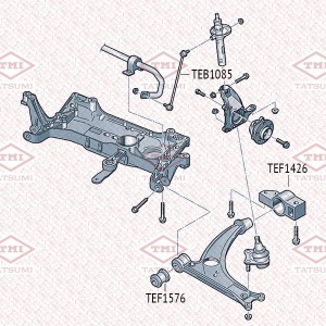 Сайлентблок переднего рычага задний VW Passat 05- TEF1426 TEF1426 TATSUMI