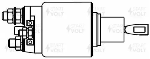 Реле втягивающее стартера для а.м Mercedes-Benz Sprinter W904 95- 2.1D,2.3D,2.9D VSR 1503 START VOLT