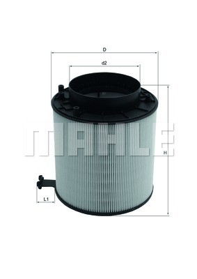 Фильтр воздушный AUDI A4 (3.2 FSI),Q5 (06-07) (3.2 FSI) MAHLE LX2091D MAHLE KNECHT