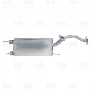 Глушитель Toyota Land Cruiser 100 (98-) 4.7i V8 доп. (алюм. сталь) (EAM 0347) EAM 0347 TRIALLI