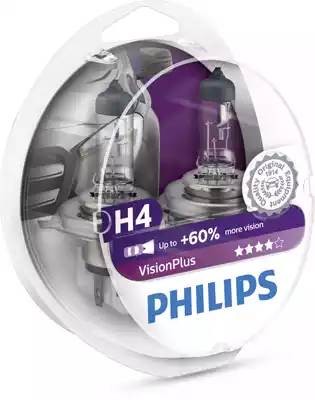 Лампа 12V H4 60/55W P43t +60% бокс (2шт.) Visionplus PHILIPS 12342VPS2 PHILIPS