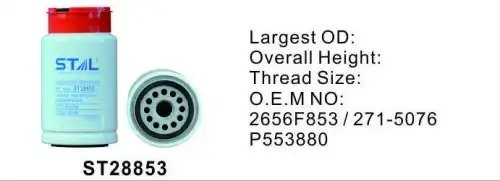 Фильтр топливный ST28853 ST28853 STAL