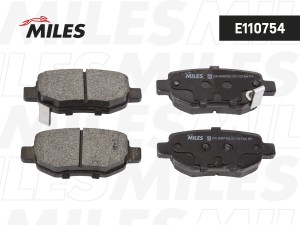 Колодки тормозные (Смесь Semi-Metallic) CHERY INDIS/M 11/TIGGO/TIGGO 3/4/4 PRO/5 E110754 MILES